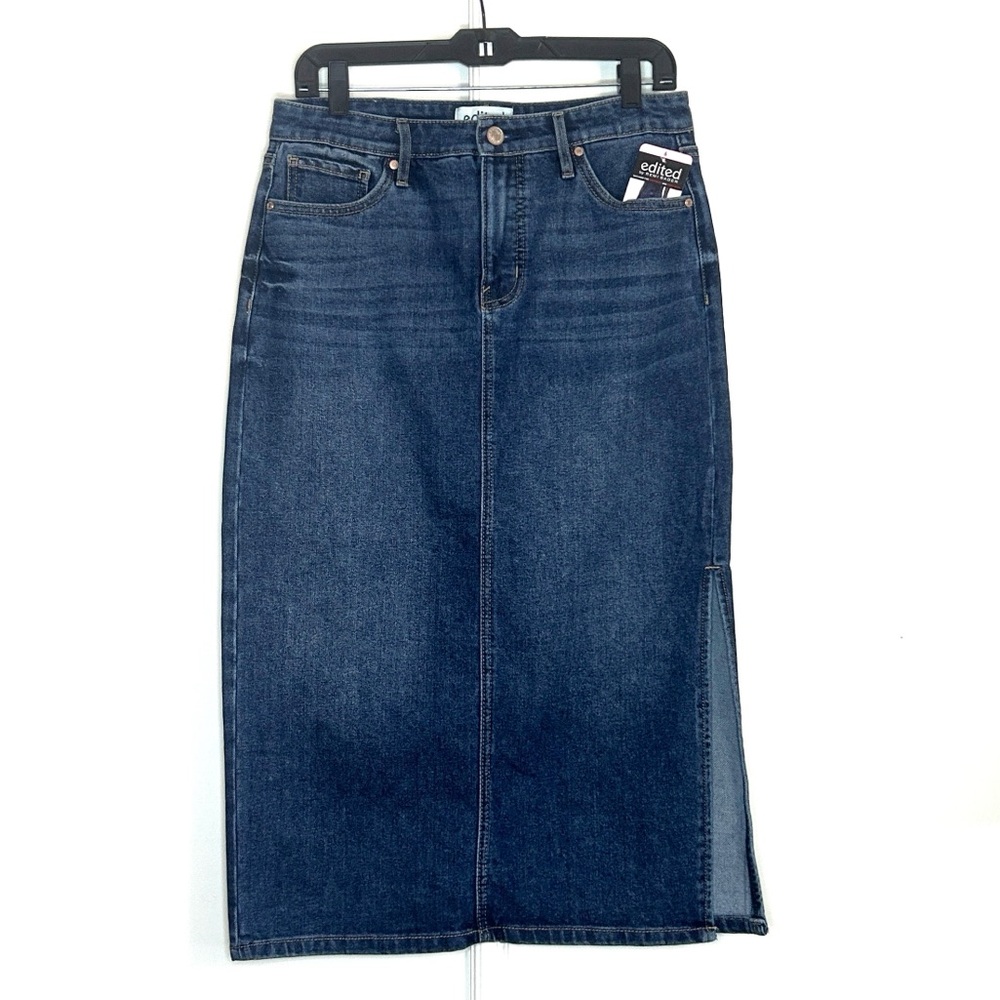 Midi Denim Skirt - NWT